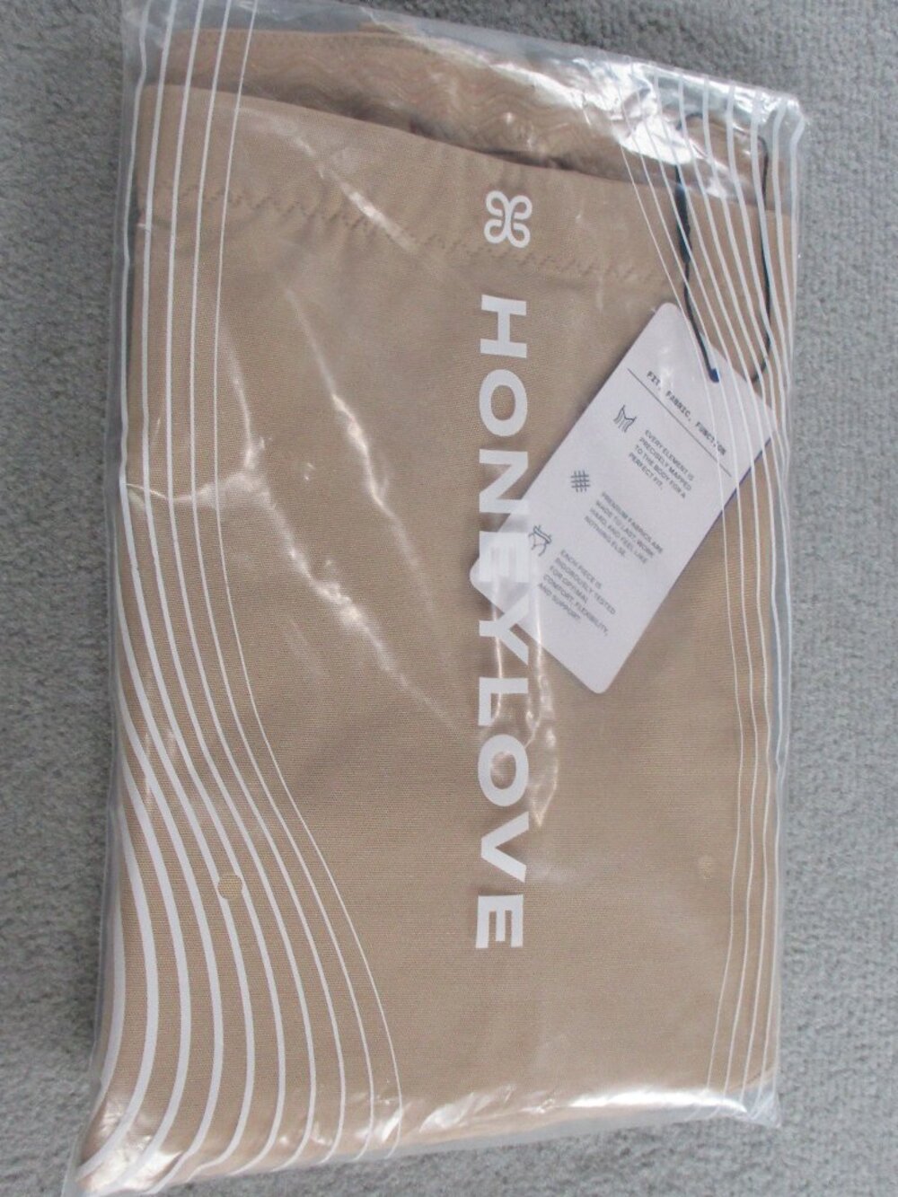Honeylove Superpower High Waisted Shorts V6 Womens XS Sand Shapewear NEW $89 - Picture 2 of 5